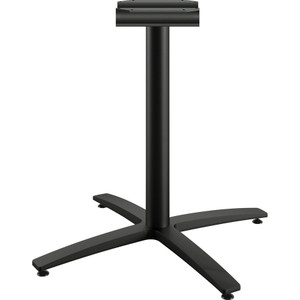 HON Between Seated-Height X-Base for 42" Table Tops, Black View Product Image