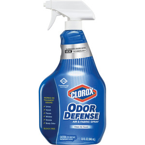 Clorox Commercial Solutions Odor Defense Air/Fabric Spray, Clean Air, 32 oz Bottle, 9/Carton View Product Image