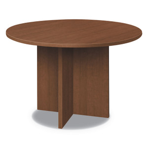 HON Foundation Round Conference Table, 47 Dia x 29 1/2h, Shaker Cherry View Product Image