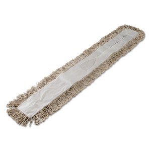 Boardwalk Mop Head, Dust, Cotton, 48 x 3, White View Product Image