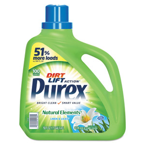 Purex Ultra Natural Elements HE Liquid Detergent, Linen & Lilies, 150 oz Bottle View Product Image