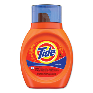 Tide Liquid  Laundry Detergent, Original, 25 oz Bottle, 6/Each View Product Image