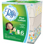 Puffs Plus Lotion Facial Tissue, 2-Ply, White, 124 Sheets/Box, 6 Boxes/Pack, 4 Packs/Carton View Product Image