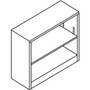 HON Metal Bookcase, Two-Shelf, 34-1/2w x 12-5/8d x 29h, Putty View Product Image