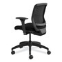 HON Quotient Series Mesh Mid-Back Task Chair, Supports up to 300 lbs., Black Seat/Black Back, Black Base View Product Image