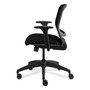 HON Quotient Series Mesh Mid-Back Task Chair, Supports up to 300 lbs., Black Seat/Black Back, Black Base View Product Image