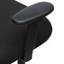 Alera Merix450 Series Mesh Big and Tall Chair, Supports up to 450 lbs, Black Seat/Black Back, Black Base View Product Image