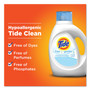 Tide Free and Gentle Laundry Detergent, 32 Loads, 46 oz Bottle, 6/Carton View Product Image