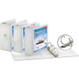 Cardinal ExpressLoad ClearVue Locking D-Ring Binder, 3 Rings, 4" Capacity, 11 x 8.5, White View Product Image