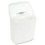 HOSPECO Wall Mount Sanitary Napkin Receptacle-ABS, PPC Plastic, 1 gal, White View Product Image