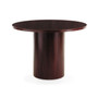 HON Laminate Cylinder Table Base, 18" dia. x 28h, Mahogany View Product Image