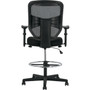 HON Prominent High-Back Task Stool, 28.1" Seat Height, Supports up to 250 lbs., Black Seat, Black Back, Black Base View Product Image