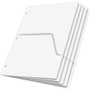 Cardinal Double Pocket Dividers for Ring Binders, 11 x 8.5, White, 5/Pack View Product Image