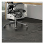 Alera Moderate Use Studded Chair Mat for Low Pile Carpet, 36 x 48, Lipped, Clear View Product Image