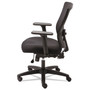 Alera Envy Series Mesh Mid-Back Multifunction Chair, Supports up to 250 lbs., Black Seat/Black Back, Black Base View Product Image