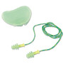 Howard Leight by Honeywell FUS30S-HP Fusion Multiple-Use Earplugs, Small, 27NRR, Corded, GN/WE, 100 Pairs View Product Image