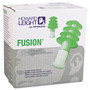 Howard Leight by Honeywell FUS30S-HP Fusion Multiple-Use Earplugs, Small, 27NRR, Corded, GN/WE, 100 Pairs View Product Image