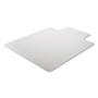 Alera Occasional Use Studded Chair Mat for Flat Pile Carpet, 45 x 53, Wide Lipped, Clear View Product Image