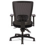 Alera Envy Series Mesh High-Back Multifunction Chair, Supports up to 250 lbs., Black Seat/Black Back, Black Base View Product Image