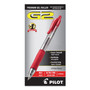 Pilot G2 Premium Retractable Gel Pen, Ultra-Fine 0.38 mm, Red Ink, Clear/Red Barrel View Product Image