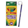 Crayola Long-Length Colored Pencil Set, 3.3 mm, 2B (#1), Assorted Lead/Barrel Colors, 24/Pack View Product Image