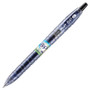 Pilot B2P Bottle-2-Pen Recycled Retractable Gel Pen, 0.7mm, Black Ink, Translucent Blue Barrel View Product Image