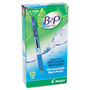 Pilot B2P Bottle-2-Pen Retractable Ballpoint Pen, 0.7mm, Blue Ink, Translucent Blue Barrel, Dozen View Product Image