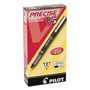 Pilot Precise V5 Stick Roller Ball Pen, Extra-Fine 0.5mm, Black Ink/Barrel, Dozen View Product Image