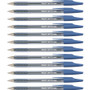 Pilot Better Stick Ballpoint Pen, Fine 0.7mm, Blue Ink, Translucent Blue Barrel, Dozen View Product Image