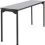 Iceberg Maxx Legroom Rectangular Folding Table, 60w x 18d x 29-1/2h, Gray/Charcoal View Product Image