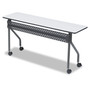 Iceberg OfficeWorks Mobile Training Table, 60w x 18d x 29h, Gray/Charcoal View Product Image