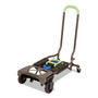 Cosco 2-in-1 Multi-Position Hand Truck and Cart, 16.63 x 12.75 x 49.25, Blue/Green View Product Image