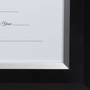 DAX 2-Tone Document Frame, 8 1/2 x 11 Insert, Black/Silver Frame View Product Image
