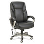 Alera Shiatsu Massage Chair, Supports up to 275 lbs., Black Seat/Black Back, Silver Base ALESH7019 View Product Image