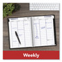 AT-A-GLANCE Hardcover Weekly Appointment Book, 11 x 8, Black, 2021 View Product Image
