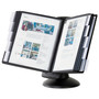 Durable SHERPA Motion Desk Reference System, 10 Panels, Black Borders View Product Image