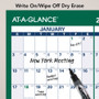 AT-A-GLANCE Vertical Erasable Wall Planner, 32 x 48, 2022 View Product Image