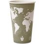 Eco-Products World Art Renewable Compostable Hot Cups, 16 oz., 50/PK, 20 PK/CT View Product Image