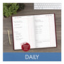 AT-A-GLANCE Standard Diary Recycled Daily Journal, Red, 12.13 x 7.69, 2021 View Product Image