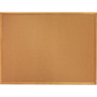 Quartet Classic Series Cork Bulletin Board, 24 x 18, Oak Finish Frame View Product Image