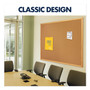 Quartet Classic Series Cork Bulletin Board, 72 x 48, Oak Finish Frame View Product Image