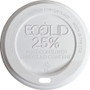 Eco-Products EcoLid 25% Recy Content Hot Cup Lid, White, F/10-20oz, 100/PK, 10 PK/CT View Product Image
