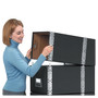 Bankers Box STAXONSTEEL Maximum Space-Saving Storage Drawers, Legal Files, 17" x 25.5" x 11.13", Black, 6/Carton View Product Image