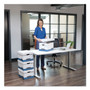 Bankers Box STOR/FILE Medium-Duty Storage Boxes, Letter Files, 12.88" x 25.38" x 10.25", White/Blue, 12/Carton View Product Image