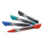 Quartet EnduraGlide Dry Erase Marker, Broad Chisel Tip, Assorted Colors, 4/Set View Product Image