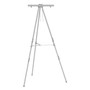 Quartet Aluminum Heavy-Duty Display Easel, 38" to 66" High, Aluminum, Silver View Product Image