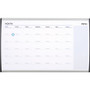 Quartet Magnetic Dry-Erase Calendar, 18 x 30, White Surface, Silver Aluminum Frame View Product Image