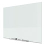 Quartet InvisaMount Magnetic Glass Marker Board, Frameless, 39" x 22", White Surface View Product Image