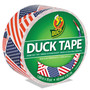 Duck Colored Duct Tape, 3" Core, 1.88" x 10 yds, Red/White/Blue US Flag View Product Image