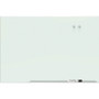 Quartet Element Framed Magnetic Glass Dry-Erase Boards, 50" x 28", Aluminum Frame View Product Image